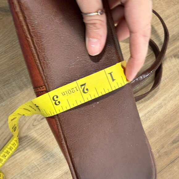 Y2K Spring Leather Shoulder Bag Brown - Picture 11 of 13